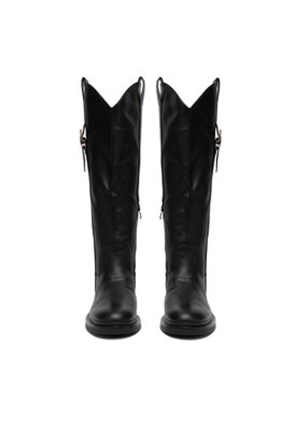 DeeZee Kozaki 13263-10 Czarny. Kolor: czarny. Materiał: materiał