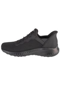skechers - Buty treningowe męskie Skechers 118300BBK. Zapięcie: bez zapięcia. Kolor: czarny. Materiał: materiał, syntetyk, tkanina. Szerokość cholewki: normalna