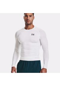 Under Armour - Koszulka termoaktywna męska UNDER ARMOUR 1361524 z długim rękawem. Kolor: biały. Długość rękawa: długi rękaw. Długość: długie #1