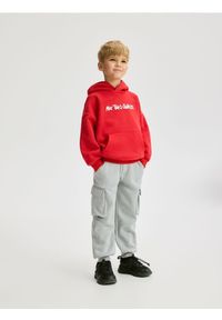 Reserved - Spodnie cargo - jasnoszary. Kolor: szary. Materiał: bawełna, dzianina #1