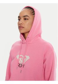 Roxy Bluza ERJFT05020 Różowy Regular Fit. Kolor: różowy. Materiał: syntetyk #5