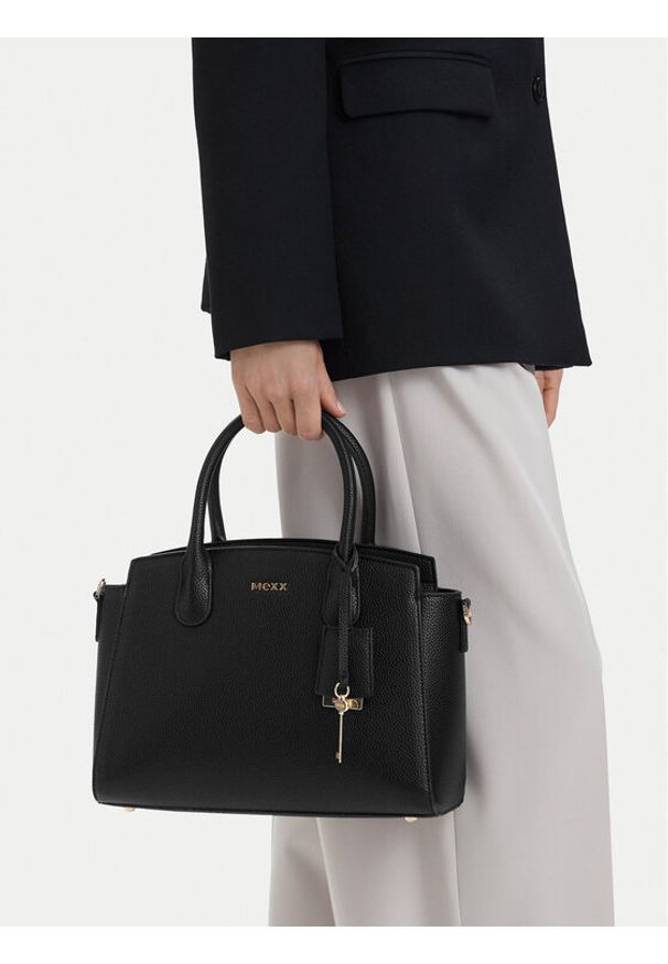 MEXX Torebka CEO-MEXX-S-012-10 Czarny. Kolor: czarny. Materiał: skórzane