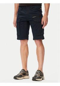 G-Star RAW - G-Star Raw Szorty materiałowe Rovic D26214-5126 Granatowy Regular Fit. Kolor: niebieski. Materiał: bawełna #1