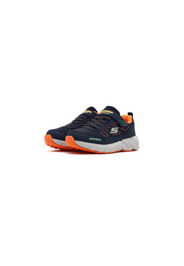 skechers - Kapcie SKECHERS ELITE SPORT TREADA Niebieski. Kolor: niebieski. Materiał: syntetyk, tkanina. Model: Skechers Sport