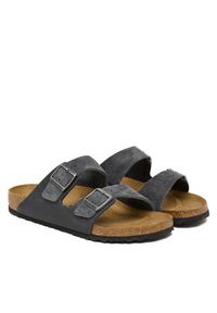 Birkenstock Klapki Arizona 1032435 Szary ciemny. Kolor: szary. Materiał: zamsz, skóra #5