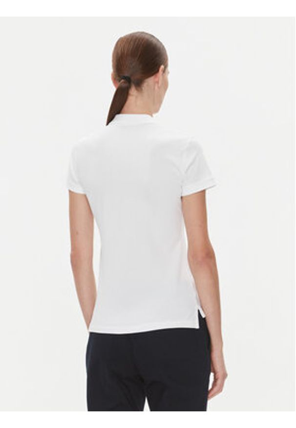 Polo Ralph Lauren Polo 211870245001 Biały Slim Fit. Typ kołnierza: polo. Kolor: biały. Materiał: bawełna