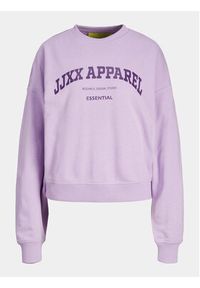 JJXX Bluza Riley 12248650 Fioletowy Regular Fit. Kolor: fioletowy. Materiał: syntetyk #3