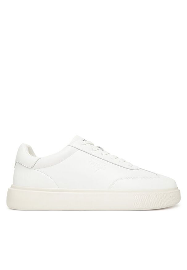 Guess Sneakersy FMFPLA LEA12 Biały. Kolor: biały. Materiał: skóra