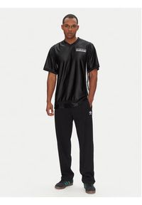 Adidas - adidas T-Shirt Adibreak JD4247 Czarny Loose Fit. Kolor: czarny. Materiał: syntetyk