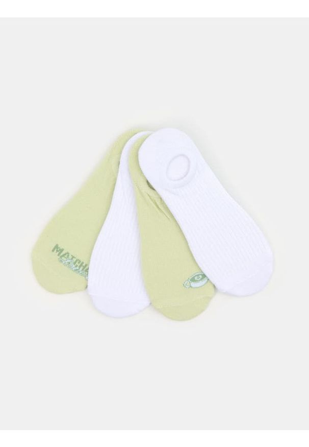 Sinsay - Skarpetki stopki 4 pack - wielobarwny