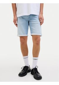 Jack & Jones - Jack&Jones Szorty jeansowe Rick 12269609 Niebieski Regular Fit. Kolor: niebieski. Materiał: bawełna