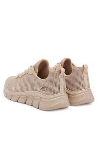 skechers - Skechers Sneakersy Bobs B Flex-Visionary Essence 117346/NAT Beżowy. Kolor: beżowy. Materiał: materiał #5