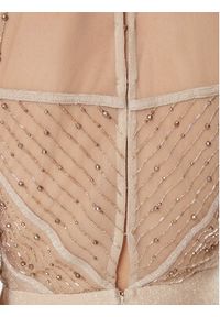 Elisabetta Franchi Sukienka wieczorowa AB-477-37E2-V800 Écru Regular Fit. Materiał: syntetyk. Styl: wizytowy #5