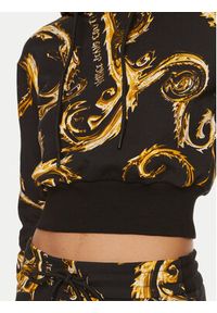 Versace Jeans Couture Bluza 77HAI3A3 FS171 Czarny Regular Fit. Typ kołnierza: kołnierzyk włoski. Kolor: czarny. Materiał: bawełna