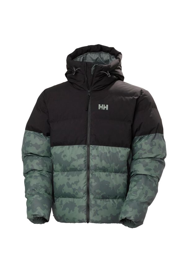 Kurtka puchowa Helly Hansen Oslo Graphic Puffy. Kolor: zielony. Materiał: puch