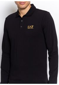 Koszulka męska Polo EA7 Emporio Armani (8NPF05 PJM5Z 0208). Typ kołnierza: polo. Kolor: czarny. Styl: sportowy #2