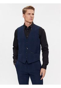 Hugo - HUGO Garnitur Arti/Hesten241V1X 50509450 Granatowy Extra Slim Fit. Kolor: niebieski. Materiał: syntetyk #11