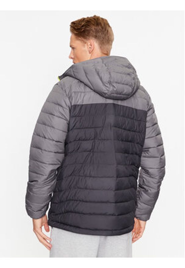 columbia - Columbia Kurtka przejściowa Powder Lite™ Hooded Jacket Szary Regular Fit. Kolor: szary. Materiał: syntetyk