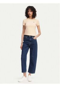 Lacoste T-Shirt TF5289 Pomarańczowy jasny Regular Fit. Kolor: pomarańczowy. Materiał: bawełna #3