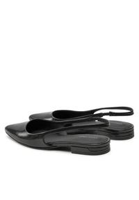 Calvin Klein Sandały Flat Slingback Pump Saff HW0HW02135 Czarny. Kolor: czarny. Materiał: skóra #3