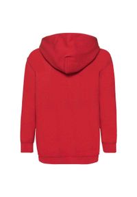FRUIT OF THE LOOM - Bluza Z Kapturem Dla Dzieci. Typ kołnierza: kaptur. Kolor: czerwony