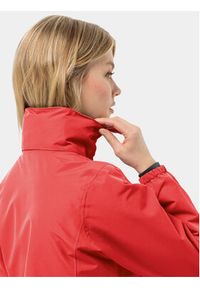 Jack Wolfskin Kurtka przeciwdeszczowa Stormy Point 1111202 Czerwony Regular Fit. Kolor: czerwony. Materiał: syntetyk #5