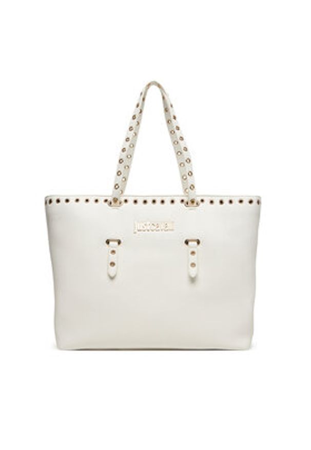 Just Cavalli Torebka 80RA4BU1 ZSB81 Biały. Kolor: biały. Materiał: skórzane