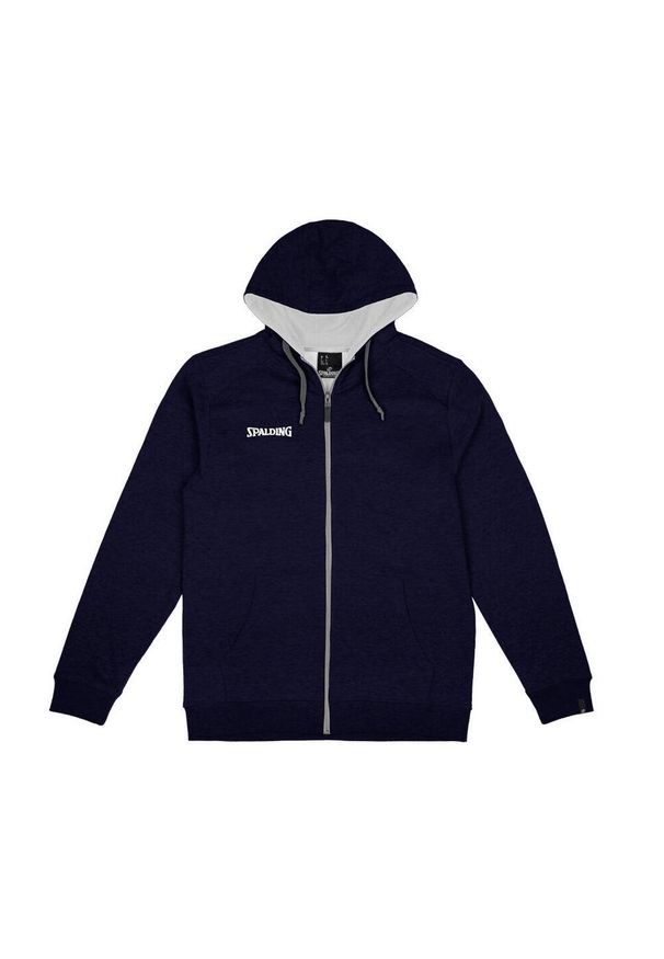SPALDING - Dziecięca bluza z kapturem zapinana na zamek Spalding Flow. Typ kołnierza: kaptur. Kolor: niebieski