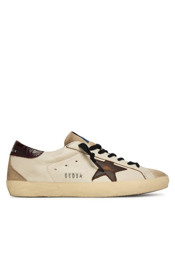 GOLDEN GOOSE - Golden Goose Sneakersy Super-Star Classic With Spur GMF00102.F007553.10550 Beżowy. Kolor: beżowy. Materiał: skóra
