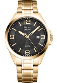 Zegarek Pierre Ricaud Zegarek męski Pierre Ricaud P91073.1156Q złoty. Kolor: złoty #1