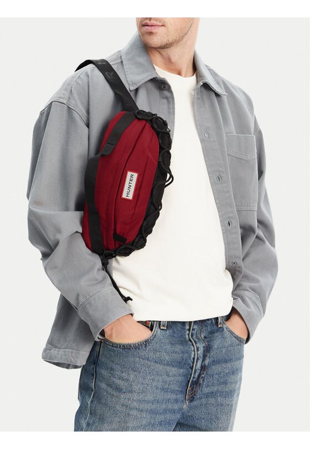 Hunter Nerka HTR-B-002-07 Bordowy. Kolor: czerwony. Materiał: materiał