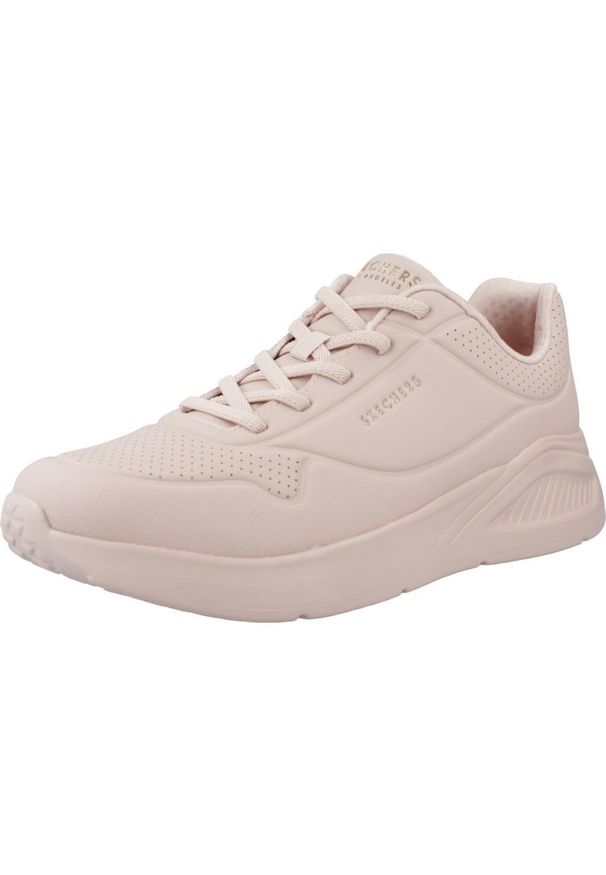 skechers - Buty do chodzenia damskie Skechers Uno Lite. Kolor: różowy. Materiał: syntetyk, materiał. Szerokość cholewki: normalna. Sport: turystyka piesza