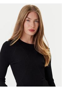 Guess Sweter W5YR08 Z0040 Czarny Slim Fit. Kolor: czarny. Materiał: syntetyk #3