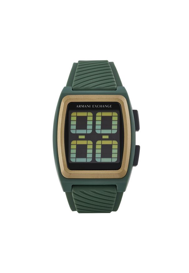 Zegarek Armani Exchange. Kolor: zielony