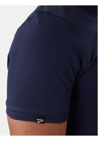 Reebok Polo Breen RK25562CCM Granatowy Regular Fit. Typ kołnierza: polo. Kolor: niebieski. Materiał: bawełna #5