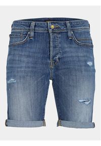 Jack & Jones - Jack&Jones Szorty jeansowe Rick 12250490 Niebieski Regular Fit. Kolor: niebieski. Materiał: bawełna