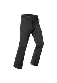 WEDZE - Spodnie narciarskie i snowboardowe męskie Quechua 500 softshell. Kolor: czarny. Materiał: materiał, softshell, poliester. Sezon: zima. Sport: snowboard, narciarstwo