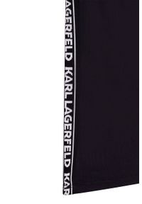 Karl Lagerfeld sukienka dziecięca Z12203.114.150 kolor czarny mini oversize. Kolor: czarny. Długość rękawa: długi rękaw. Wzór: nadruk. Typ sukienki: oversize. Długość: mini #2