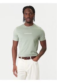 Guess Jeans T-Shirt M4YI52 K8HM0 Zielony Regular Fit. Kolor: zielony. Materiał: bawełna #1
