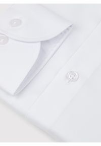 Pako Lorente - PAKO LORENTE – Biała koszula męska ze stójką. Typ kołnierza: kołnierzyk stójkowy. Kolor: biały. Materiał: bawełna. Długość rękawa: długi rękaw. Długość: długie. Wzór: gładki #4