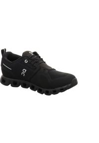 Buty do chodzenia damskie On On On Cloud 5 Waterproof. Zapięcie: sznurówki. Kolor: czarny. Materiał: materiał, syntetyk. Szerokość cholewki: normalna. Sport: turystyka piesza