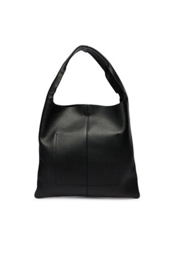 Patrizia Pepe Torebka 8B0321/L148-K103 Czarny. Kolor: czarny. Materiał: skórzane