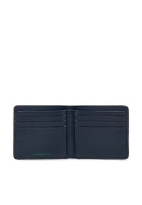 Tommy Jeans Duży Portfel Męski Tjm Heritage Leather Cc Wallet AM0AM12082 Granatowy. Kolor: niebieski. Materiał: skóra