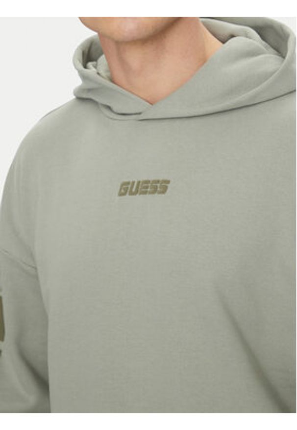Guess Bluza Z4BQ03 KAIJ1 Zielony Regular Fit. Kolor: zielony. Materiał: bawełna