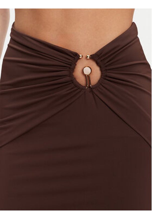 BARDOT - Bardot Spódnica maxi 59024SB Brązowy Regular Fit. Kolor: brązowy. Materiał: syntetyk