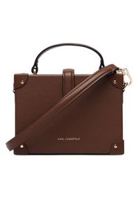 Karl Lagerfeld - KARL LAGERFELD Torebka B1W30100 Brązowy. Kolor: brązowy. Materiał: skórzane #5
