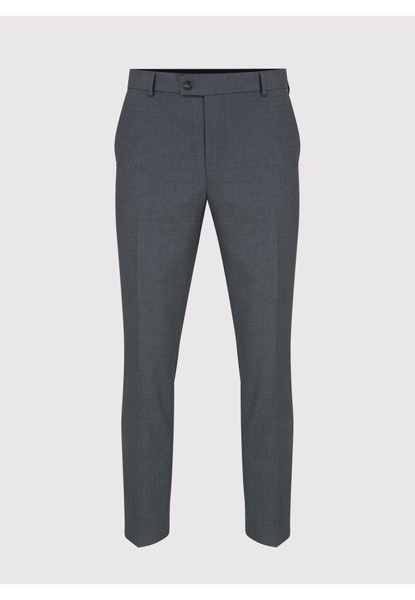 Pako Lorente - PAKO LORENTE – Szare eleganckie spodnie męskie. Kolor: szary. Styl: elegancki