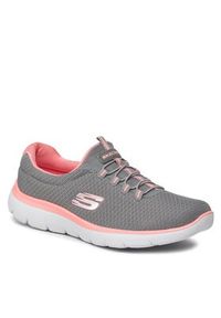 skechers - Skechers Sneakersy Summits 12980/GYPK Szary. Kolor: szary. Materiał: materiał #3