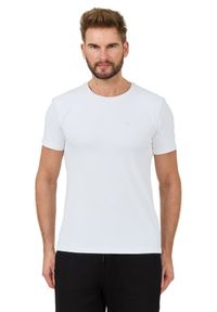Guess - GUESS Biały męski t-shirt New Tech Str T, Rozmiar L. Kolor: biały #4