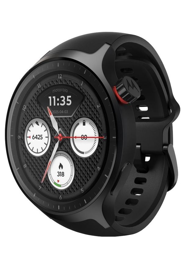 MOTOROLA - Motorola Moto Watch Volcanic Ash (Black)